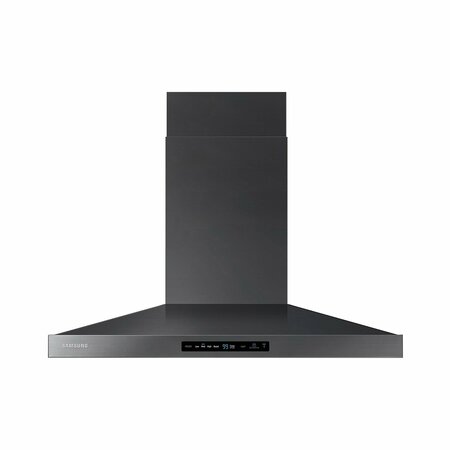ALMO 36-in. Wall Mount Range Hood in Black Stainless Steel with 600 CFM and LED Lighting NK36K7000WG